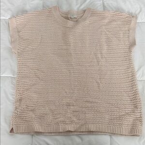 LOFT Light Beige Knit Top